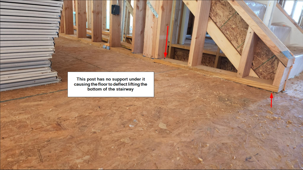 Pre-Drywall huge floor deflection